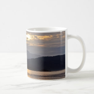 Ocean sunset scene coffee mug