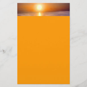 Ocean Sunset Stationery
