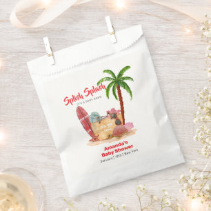 Ocean Surf Plam Tree Beach Bag Baby Shower