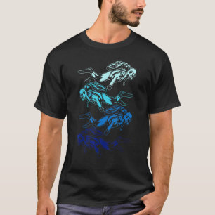 Ocean Swimming Scuba Diver Underwater Diving T-Shirt