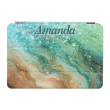 Ocean Swirl Custom Name