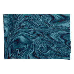 Ocean swirl pillowcase