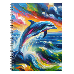 Ocean Symphony Dolphin Notebook