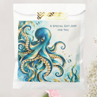 Ocean Theme | Octopus | Birthday Party Favour Bags