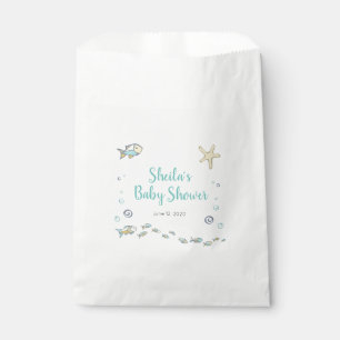 Ocean Themed Fish and Bubbles Baby Shower Favour Bags