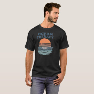 Ocean Therapy Shirt Sunset Waves Beach Lover Gif