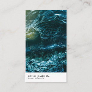Ocean Tide Modern Business Card