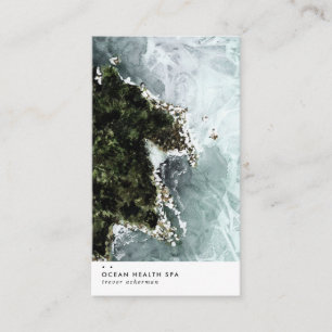 Ocean Tide Modern Business Card
