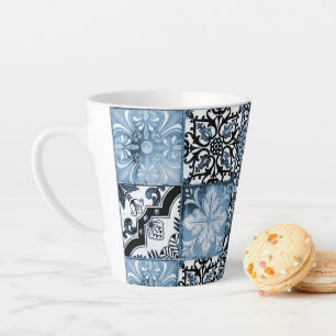 Ocean Tile Latte Mug