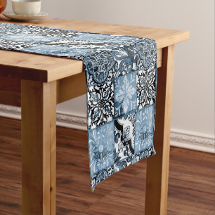 Ocean Tile Short Table Runner