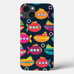 Ocean Transportation Pattern iPhone 13 Case