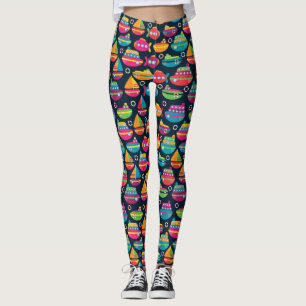 Ocean Transportation Pattern Leggings
