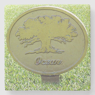 Ocean Tree Golf , Kiawah Island, SC Marble Coaster