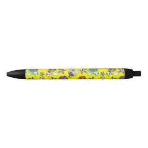 Ocean Turtle Cute Dream Beach Tropical Sun Wave Black Ink Pen