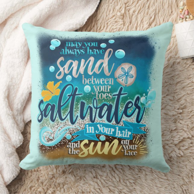 Ocean Vibes Cushion (Blanket)