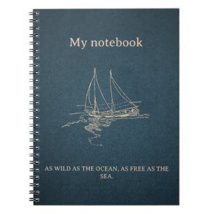 Ocean Vibes Notebook –  Beach Journal 