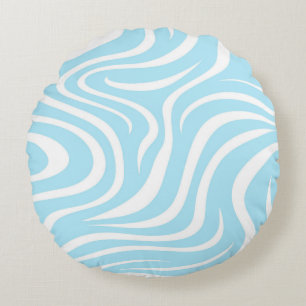 Ocean Vibes Throw  Round Cushion