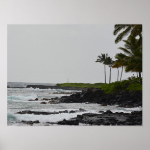 Ocean View at Poipu Poster