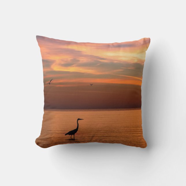 Ocean View at Sunset Cushion (Front)