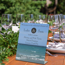 Ocean View Beach Rehearsal Dinner Menu