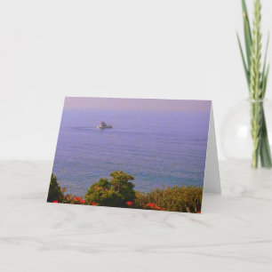 Ocean View Greeting Card - Blank inside