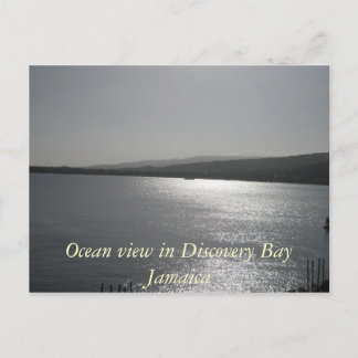 Ocean view in Discovery Bay Jamaica Postcard