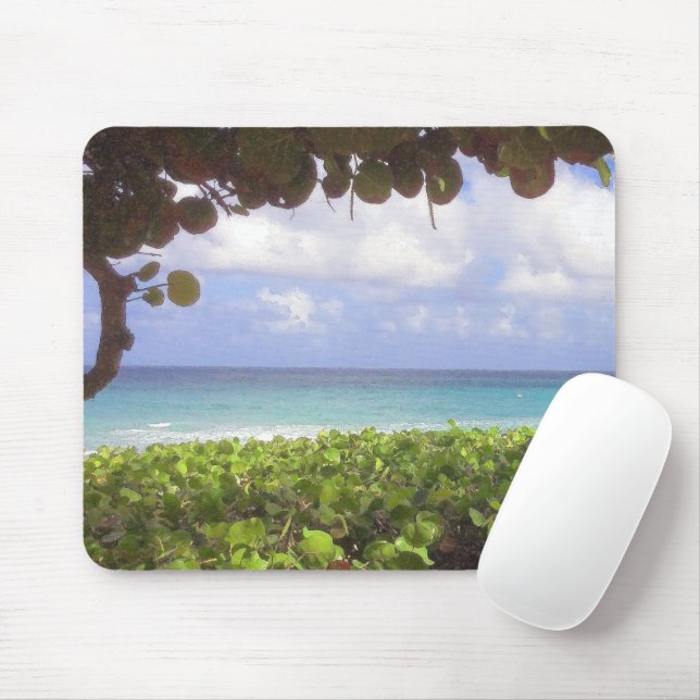 Ocean View, Juno Beach Mouse Mat (With Mouse)