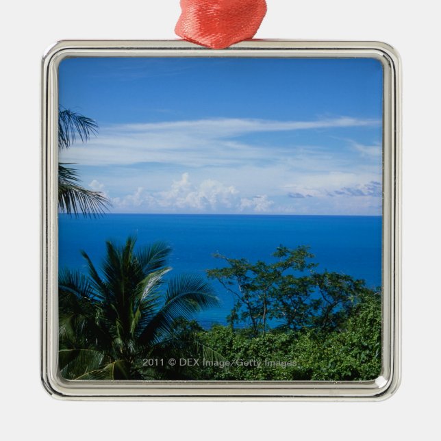 Ocean view metal tree decoration (Front)