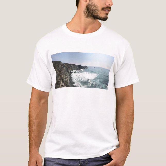 Ocean View Pacific Coast Highway Big Sur T-Shirt (Front)