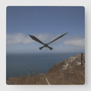 Ocean View Square Wall Clock