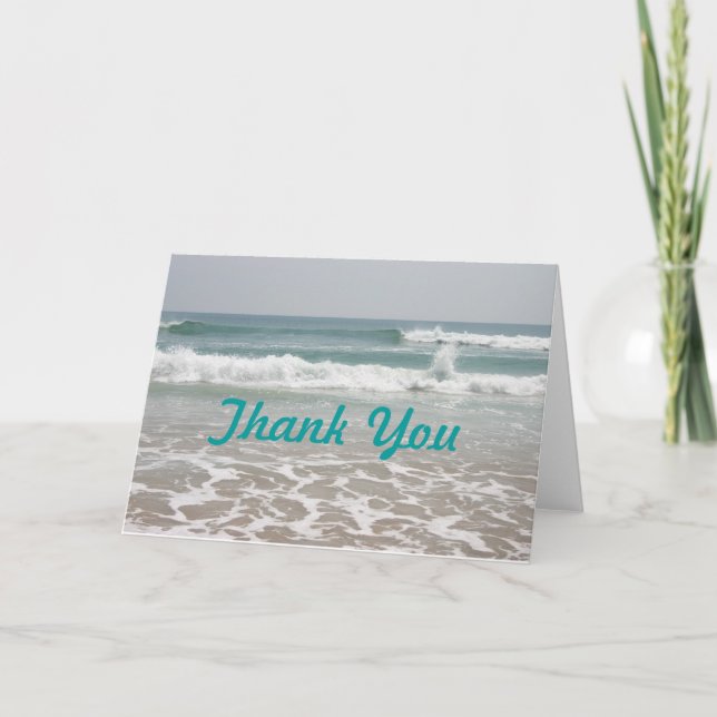 Ocean View Thank You Card (Front)