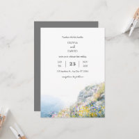 Ocean View Wildflowers Clifftop Beach Wedding