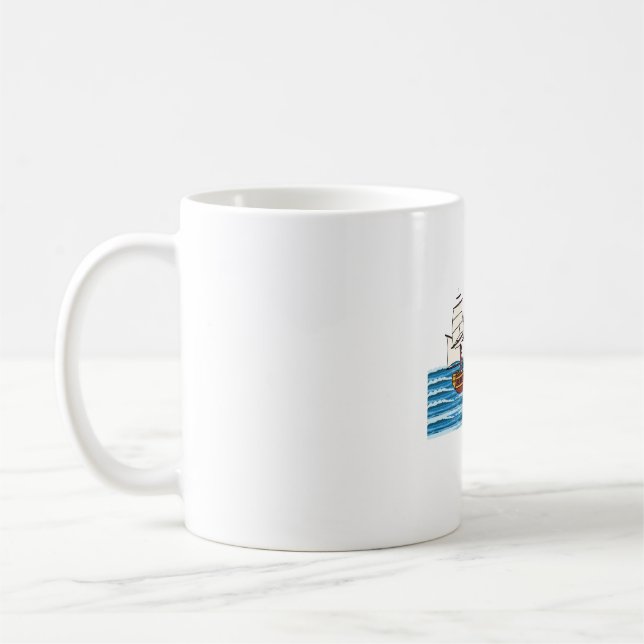 Ocean Voyage Coffee Mug (Left)