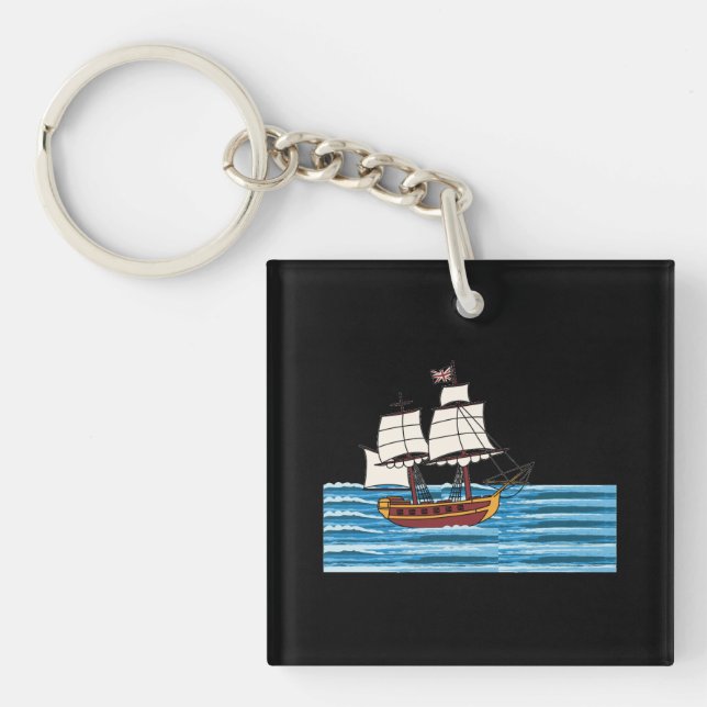 Ocean Voyage Key Ring (Front)