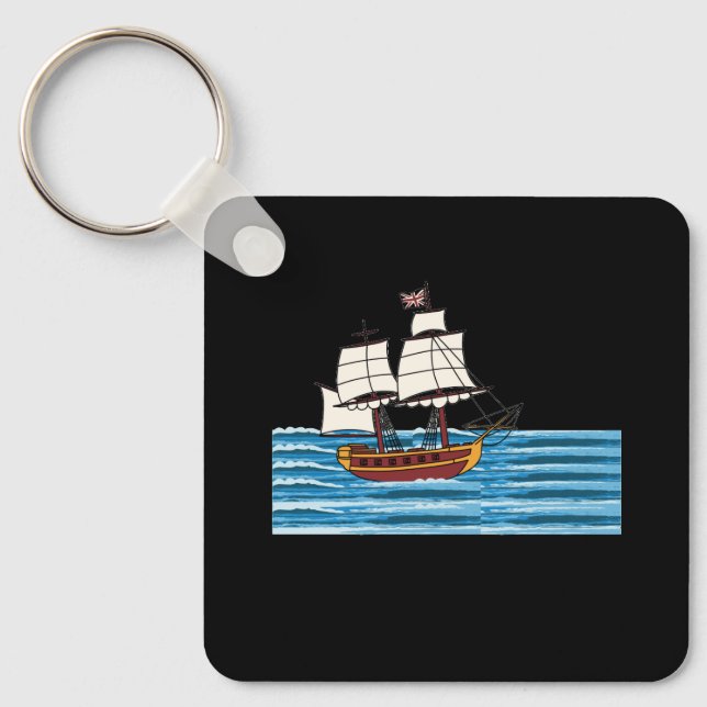 Ocean Voyage Key Ring (Front)