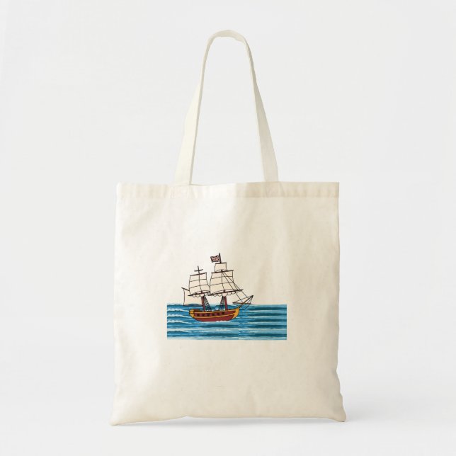 Ocean Voyage Tote Bag (Front)