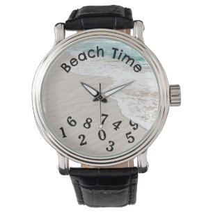 Ocean Water and Windswept Beach Sand Watch