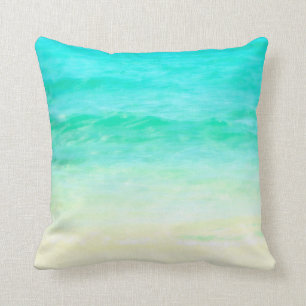 Ocean Water Aqua Pillow