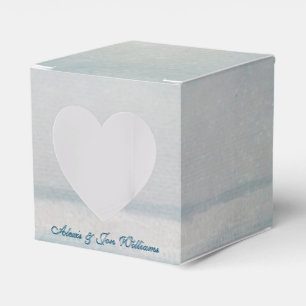 ocean watercolor favour box