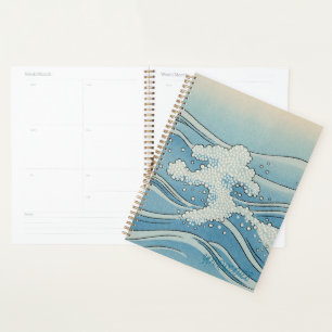 Ocean Wave Art Print – Japanese Woodblock Style Planner