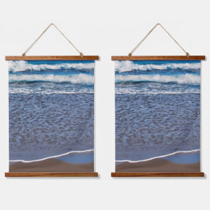 Ocean Wave Beach Shoreline Hanging Tapestry