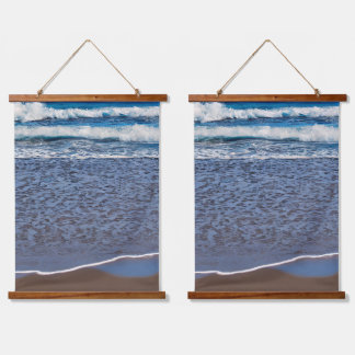 Ocean Wave Beach Shoreline Hanging Tapestry