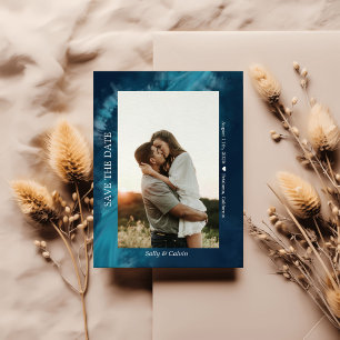 Ocean Wave Custom Save the Date Postcard