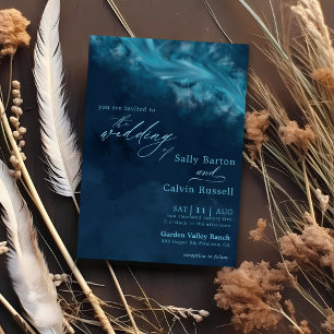 Ocean Wave Custom Wedding Invitation