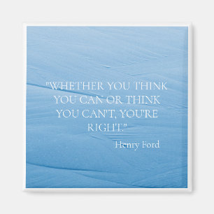 "OCEAN WAVE" INSPIRATIONAL QUOTE HENRY FORD FRIDGE MAGNET