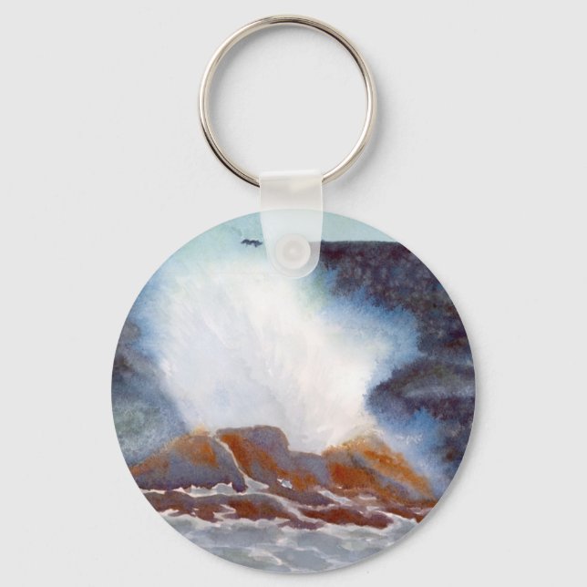 Ocean Wave Key Ring (Front)