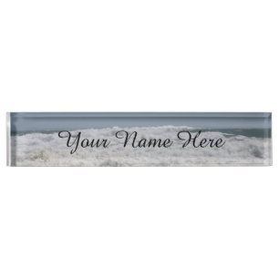 Ocean Wave Name Plate