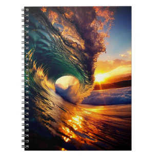 Ocean Wave Notebook
