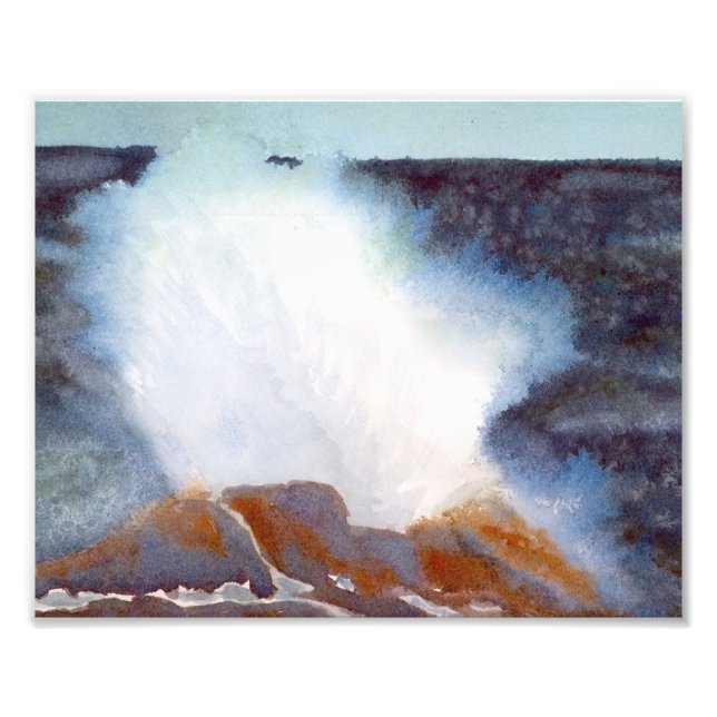 Ocean Wave Photo Print (Front)