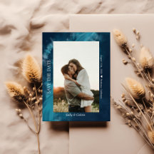 Ocean Wave Photo Save The Date Custom Photo